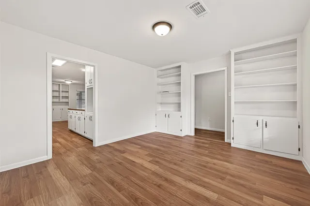 wooden floor in an empty room