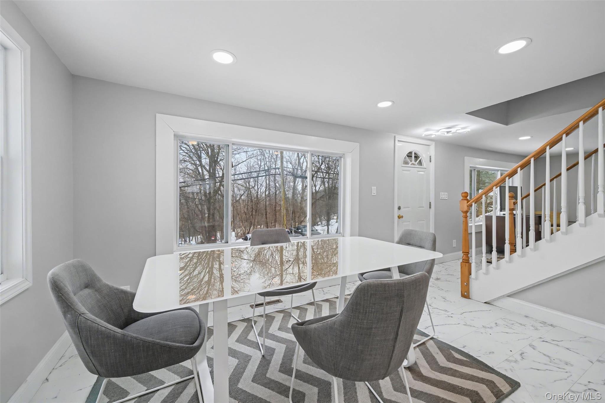 108 Pine Hill Road Chester, NY 10918 - Photo 11 of 37 a dining room with furniture and a large window