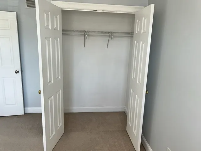 a view of a room with door