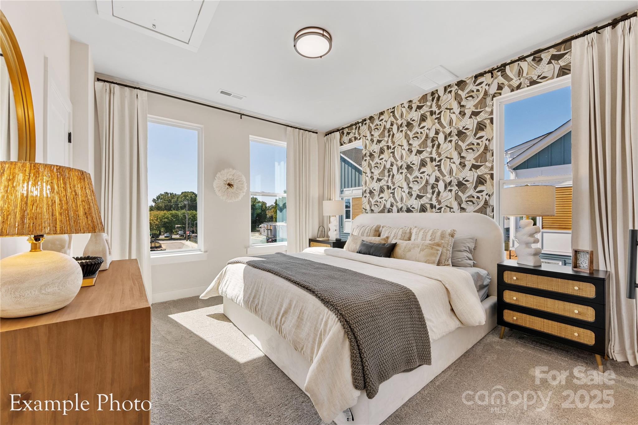 548 Rountree Road, Unit 9 Charlotte, NC 28217 - Photo 21 of 36 a bedroom with a bed and a window