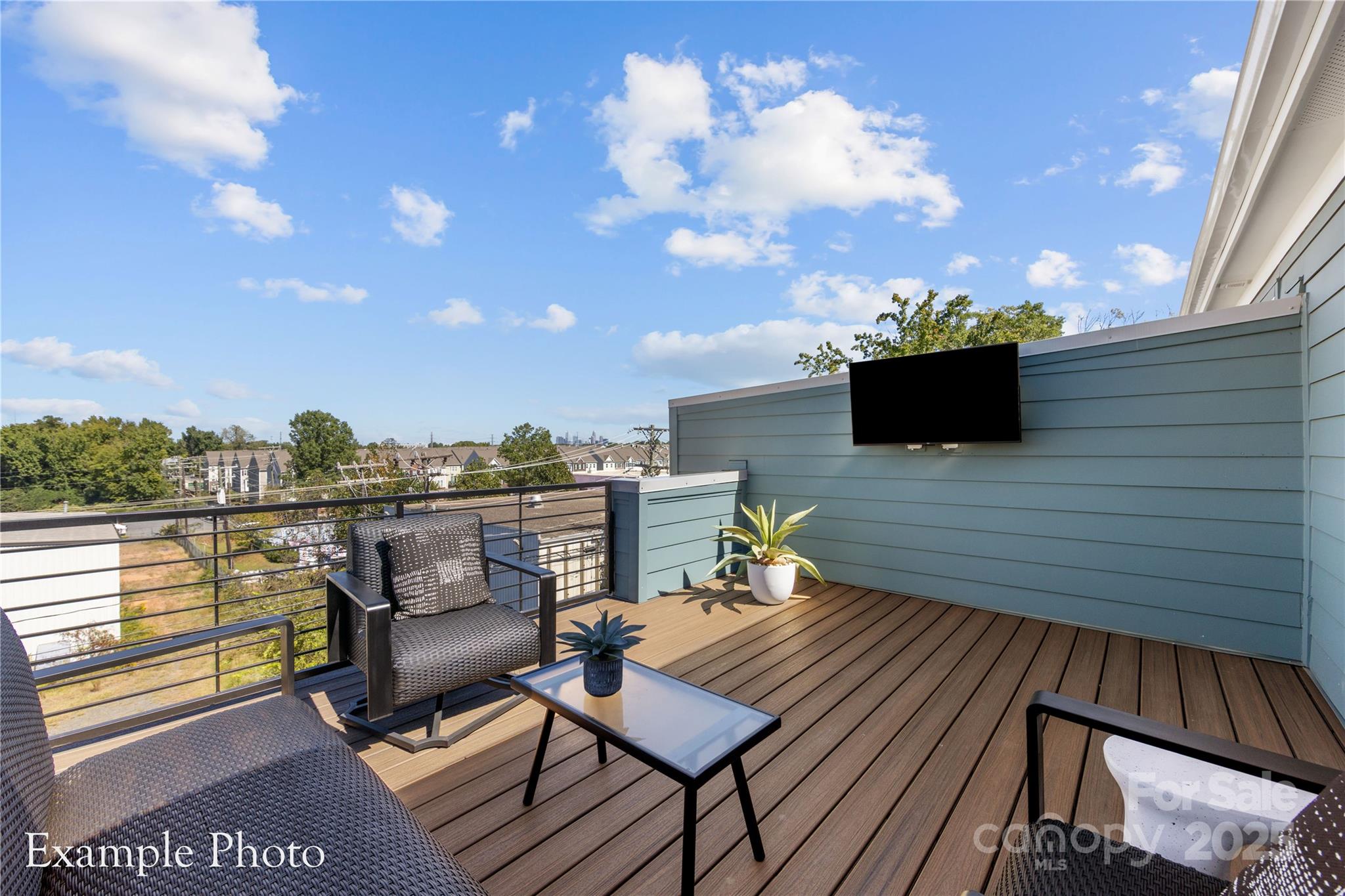 548 Rountree Road, Unit 9 Charlotte, NC 28217 - Photo 36 of 36 a view of a terrace with seating space