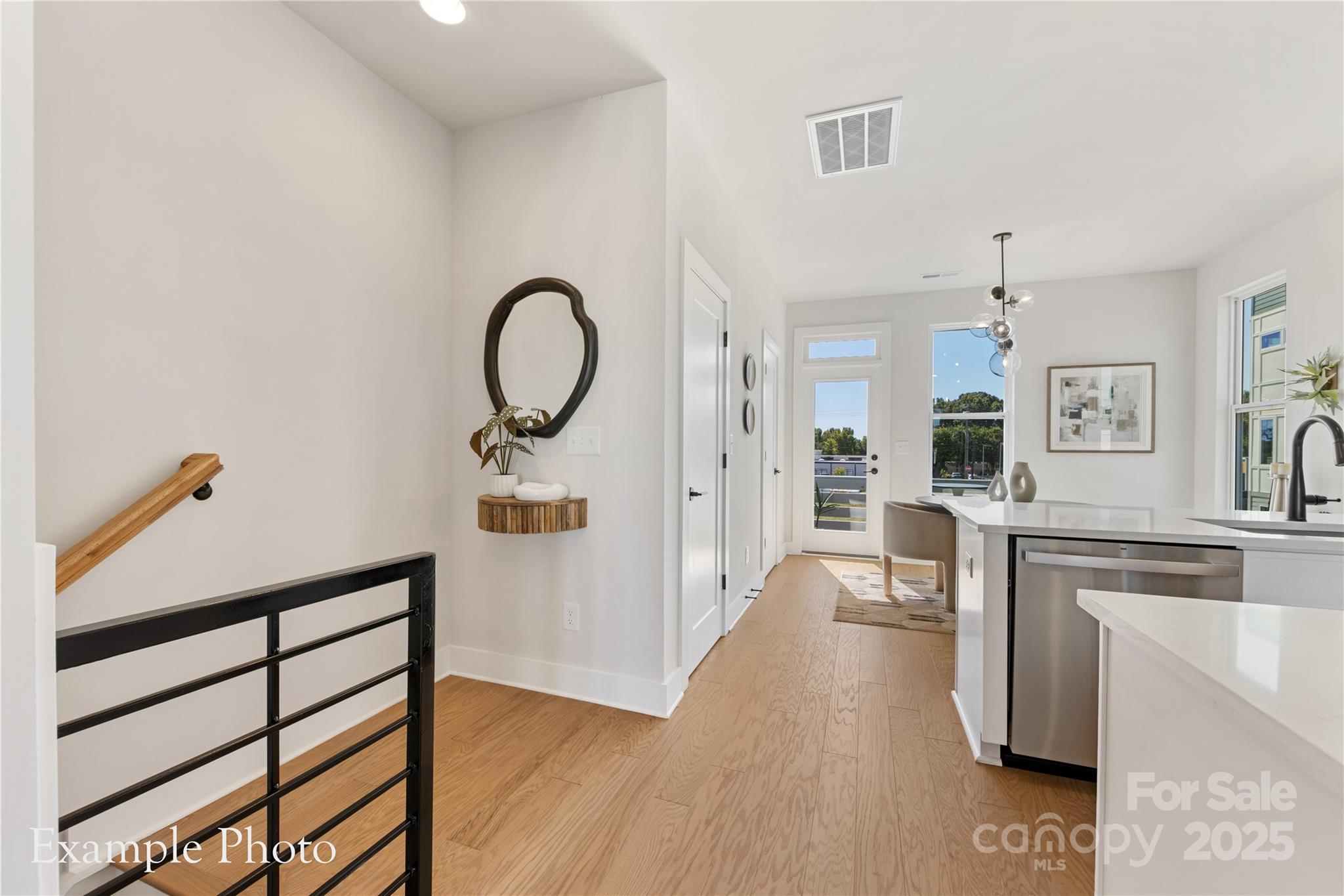 548 Rountree Road, Unit 9 Charlotte, NC 28217 - Photo 6 of 36 a view of a living room and bathroom