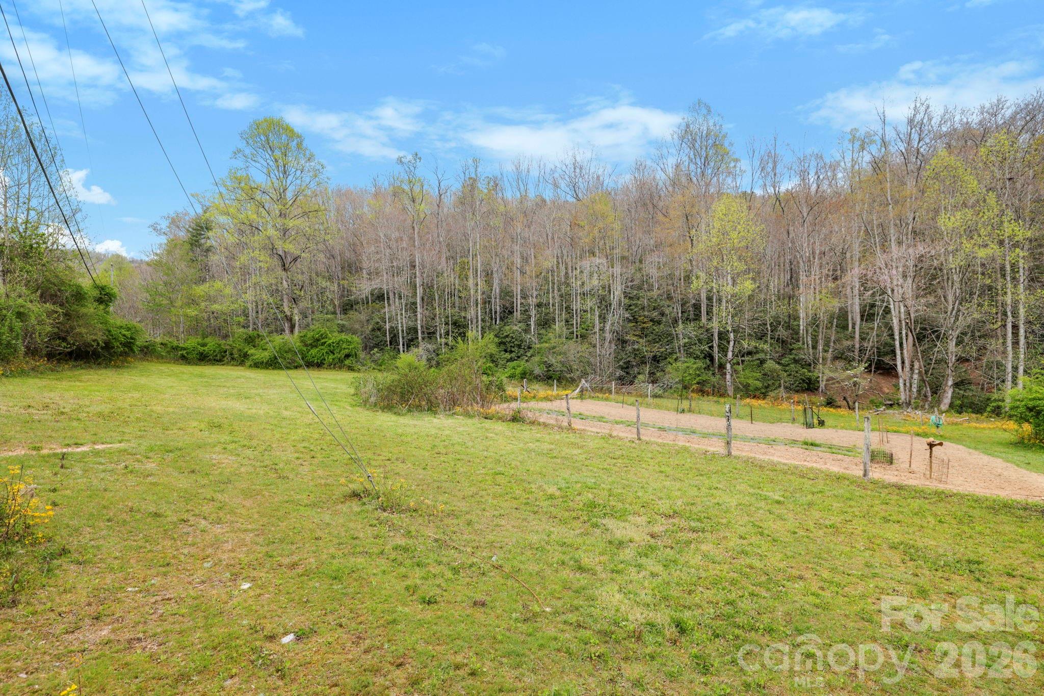 305 Stamey Creek Road Brevard, NC 28712 - Photo 24 of 32 a view of a swimming pool with an outdoor seating and a yard