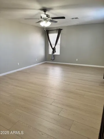 a view of a livingroom with a chandelier