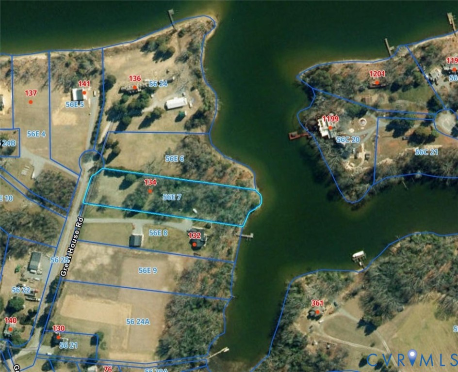 Lot 7 Great House Road Kinsale, VA 22488 - Photo 4 of 5 an aerial view of a house with a yard