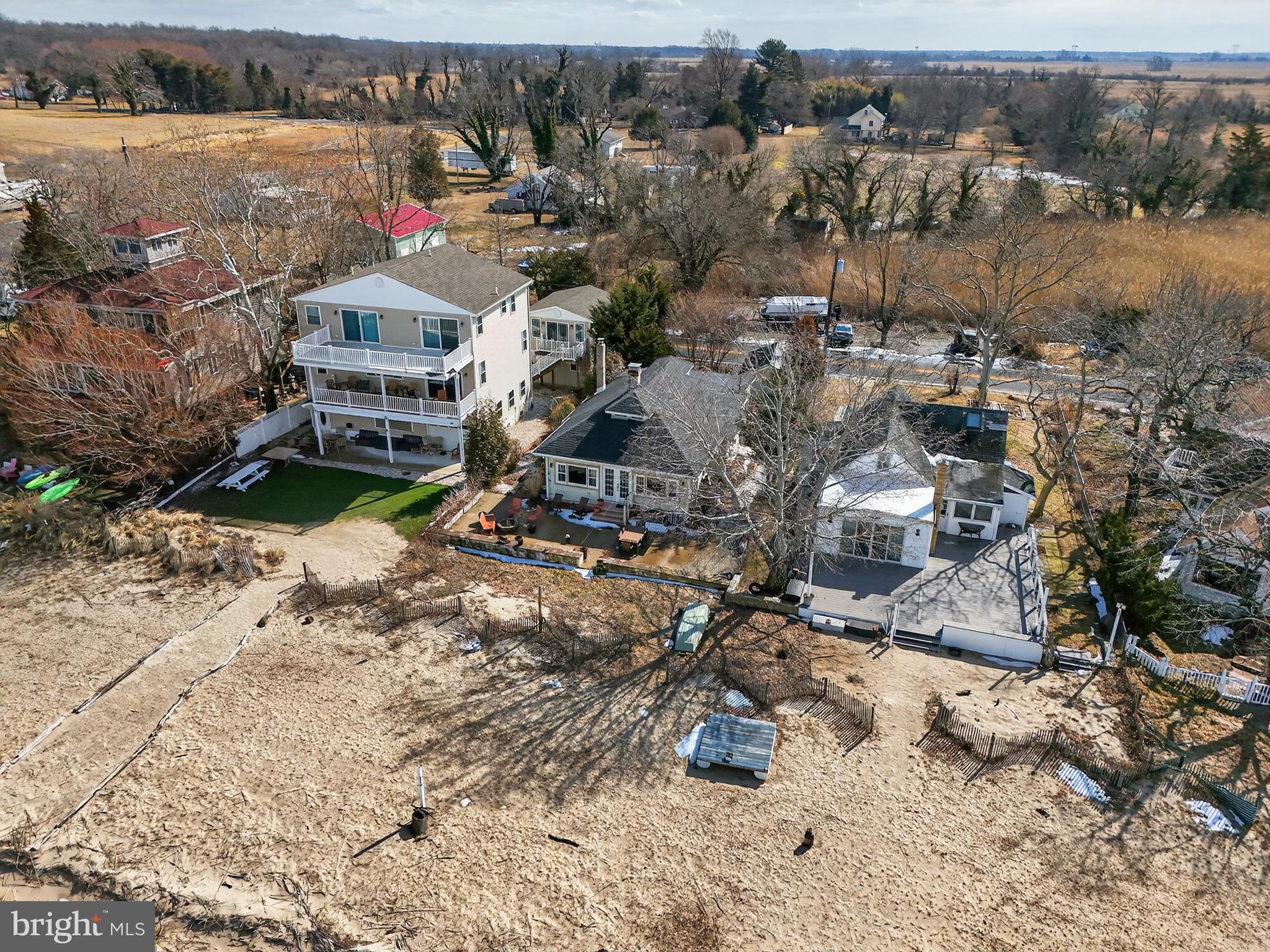 723 Salem Fort Elfsborg Road Salem, NJ 08079 - Photo 44 of 51 an aerial view of a houses with a yard