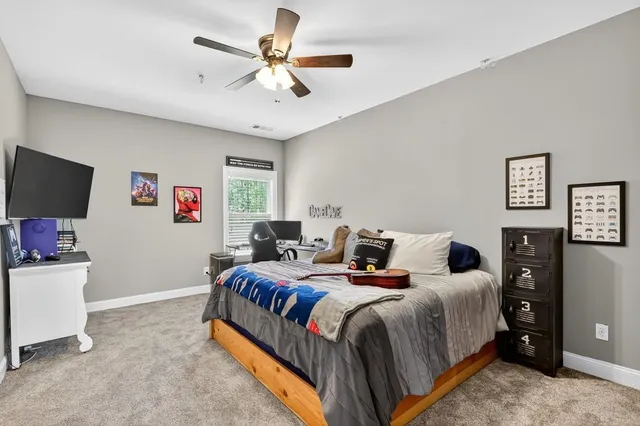 a front view of a house with a yard and porch