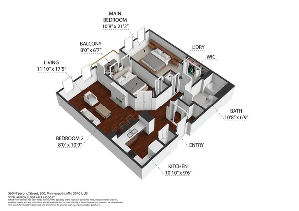 $2,350 | 560 North 2nd Street, Unit 300, Minneapolis, MN 55401