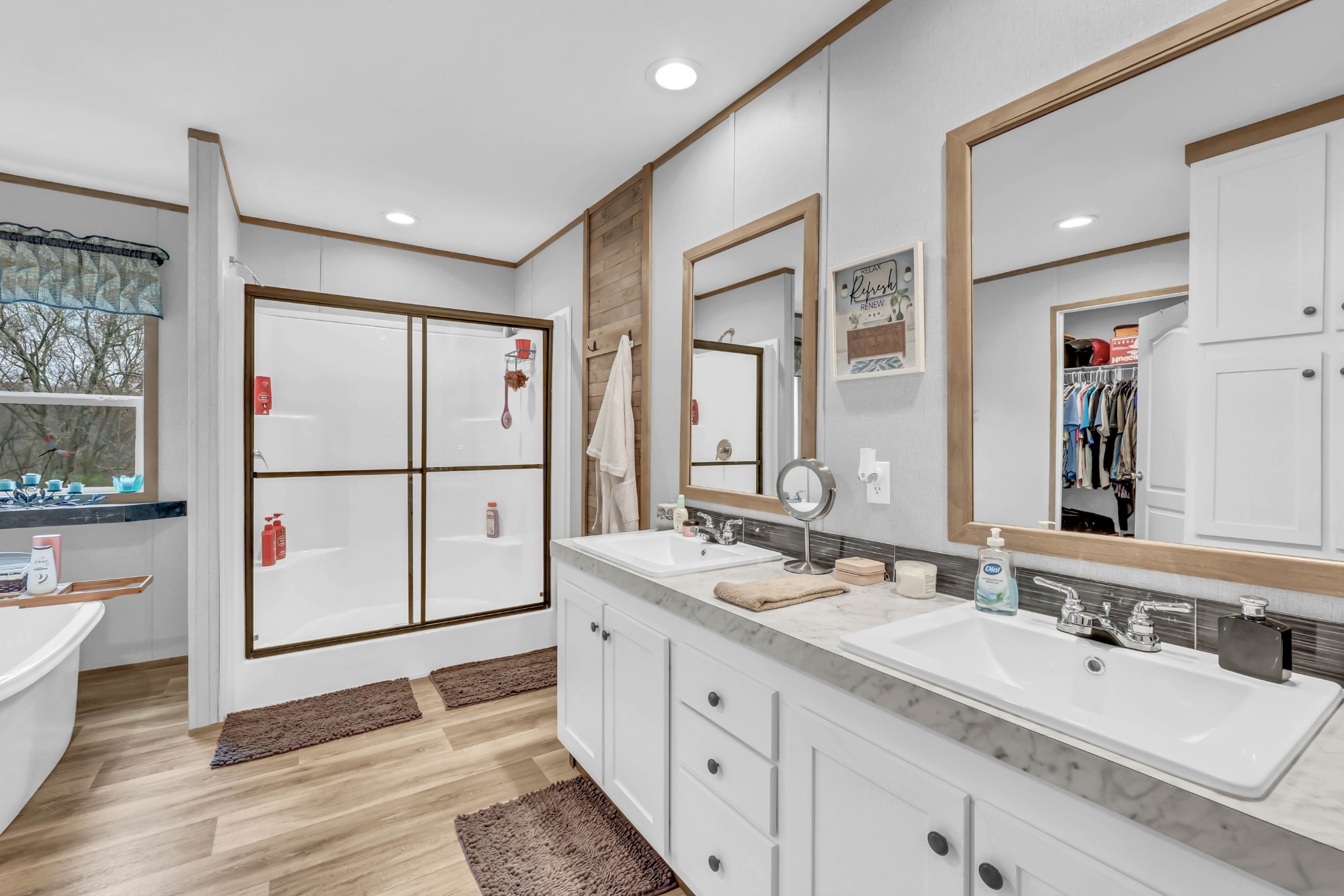 124 Old Lafayette Road Big Rock, TN 37023 - Photo 42 of 62 a spacious bathroom with a double vanity sink mirror and double