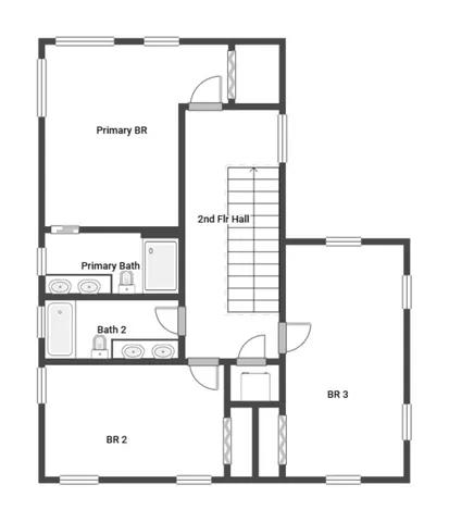 a bedroom with a bed and flat screen tv