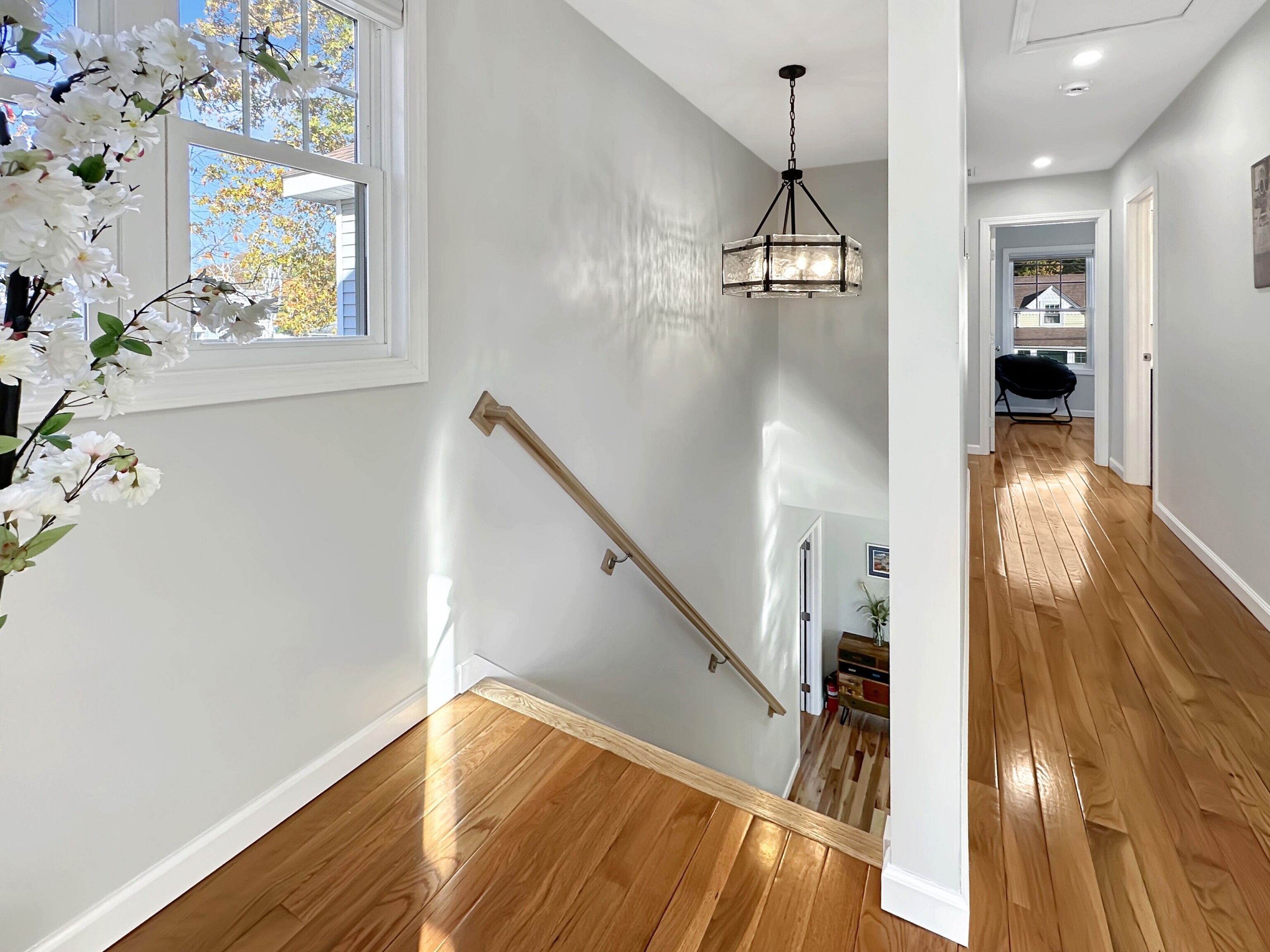 276 Niantic River Road Waterford, CT 06385 - Photo 27 of 40 a view of empty room with wooden floor and fan