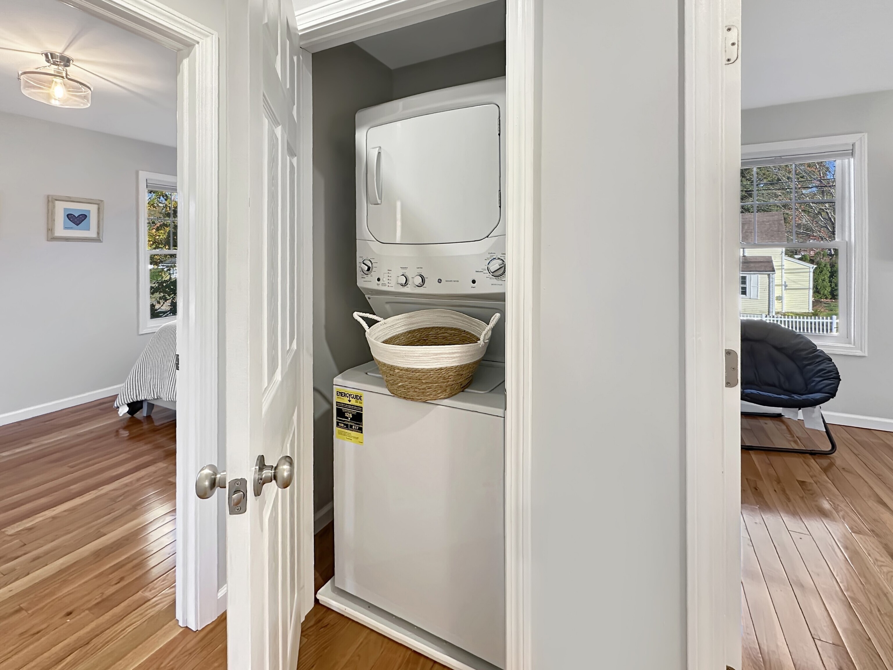 276 Niantic River Road Waterford, CT 06385 - Photo 33 of 40 a view of a hallway with furniture and wooden floor