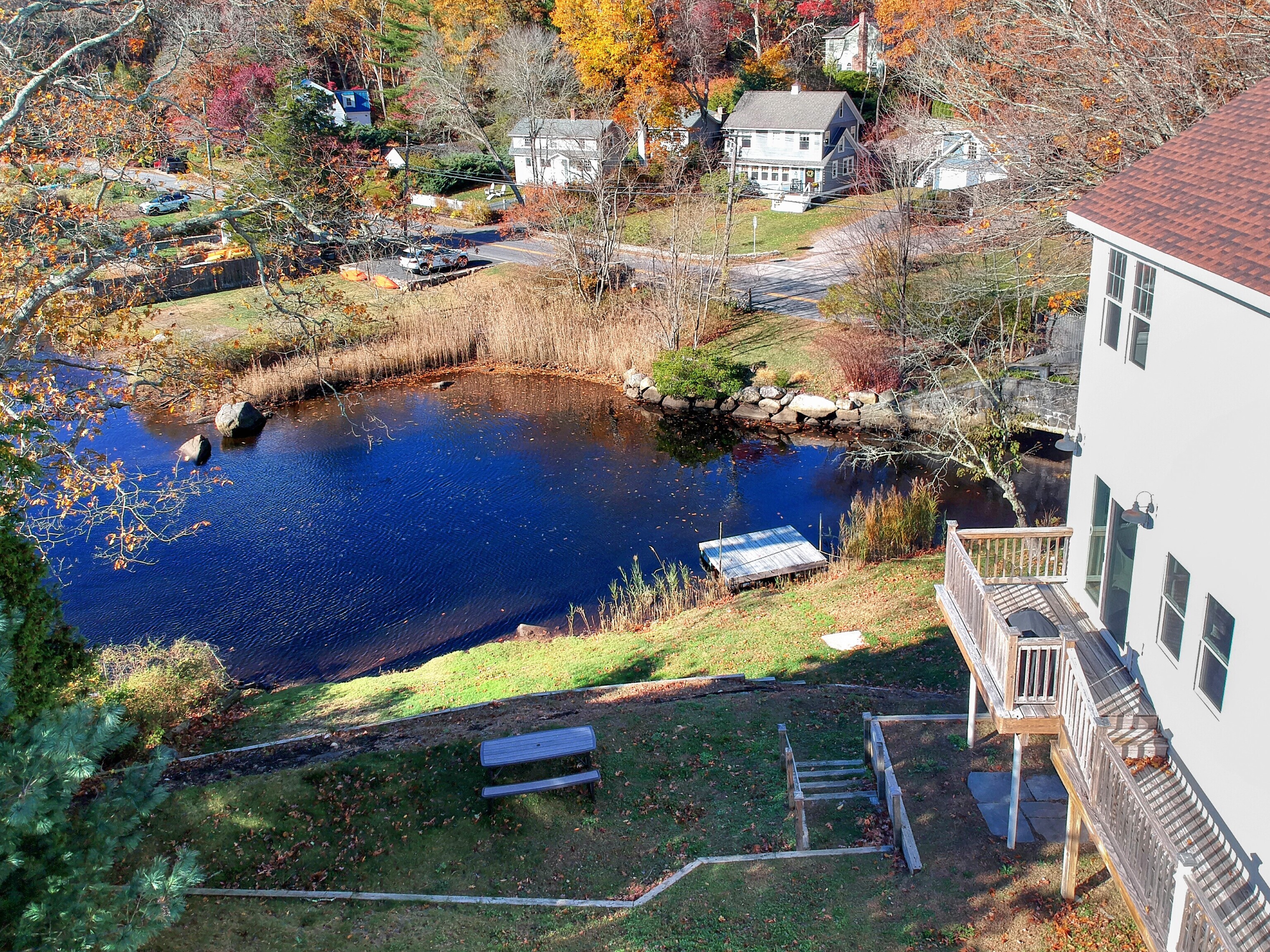 276 Niantic River Road Waterford, CT 06385 - Photo 6 of 40 an aerial view of residential houses with outdoor space