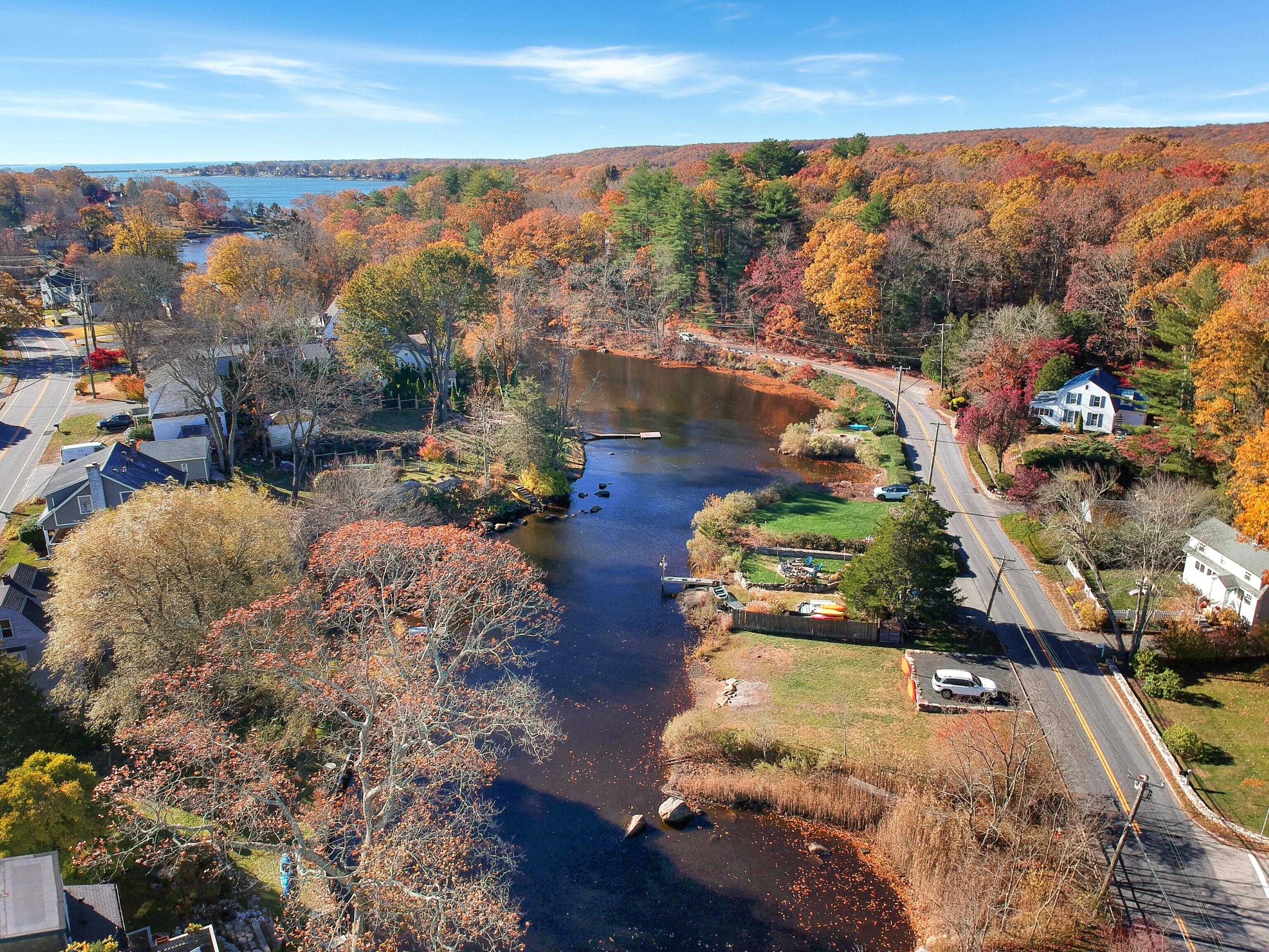 276 Niantic River Road Waterford, CT 06385 - Photo 7 of 40 a view of outdoor space and city view