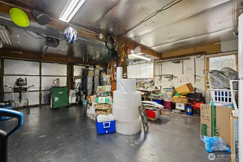 a view of storage and utility room