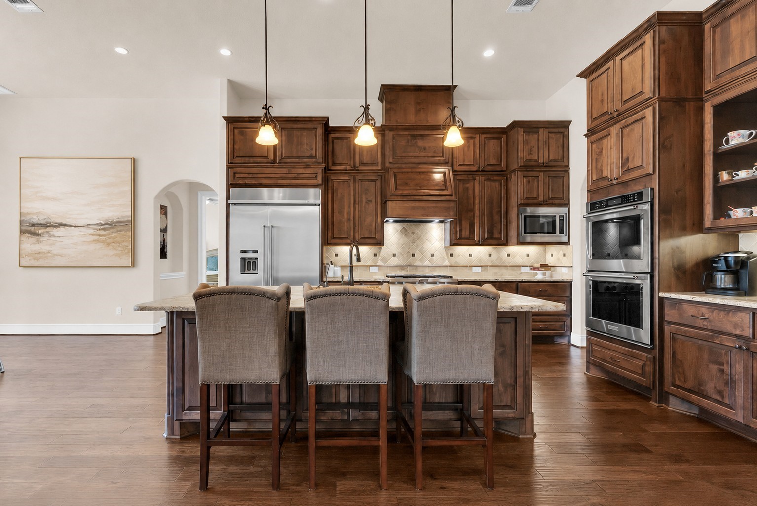 4022 Sabine Valley Trail Spring, TX 77386 - Photo 12 of 46 Look at all the cabinet/storage space in this kitchen.