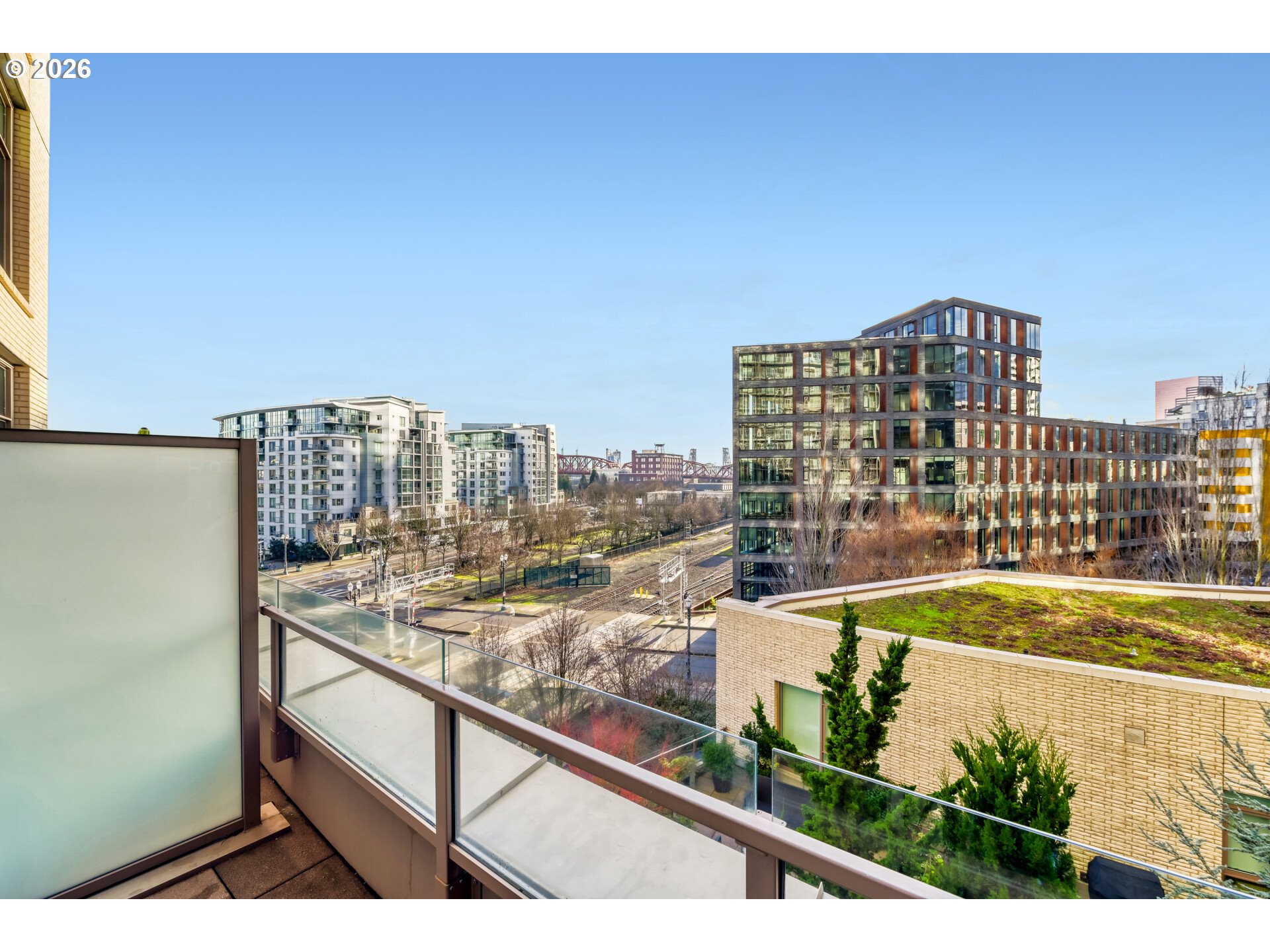 949 Northwest Overton Street, Unit 513 Portland, OR 97209 - Photo 19 of 35 a view of a balcony with city view