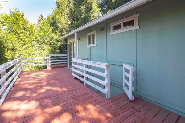 a view of outdoor space and deck
