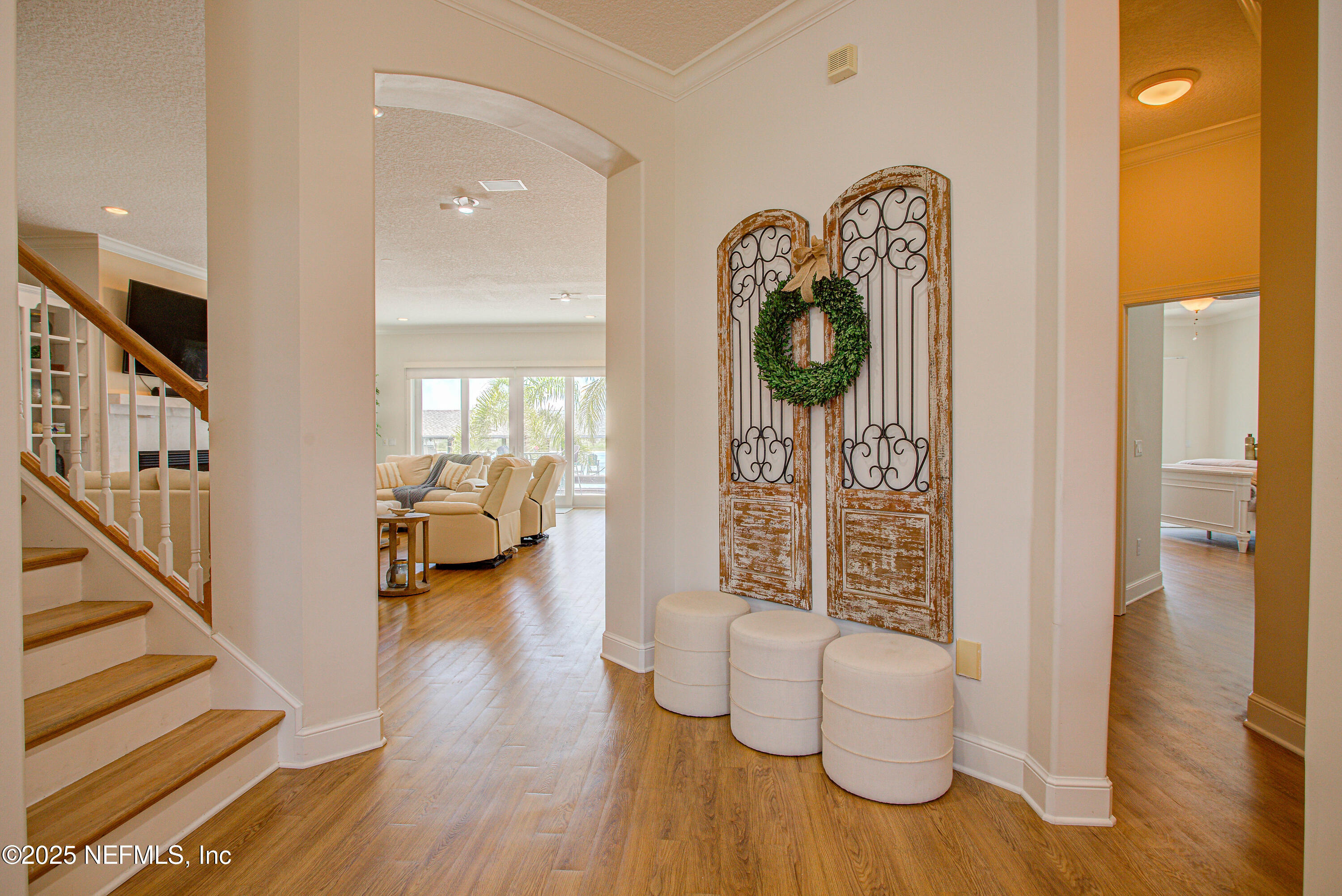 9155 June Lane St. Augustine, FL 32080 - Photo 11 of 43 a view of entryway with wooden floor
