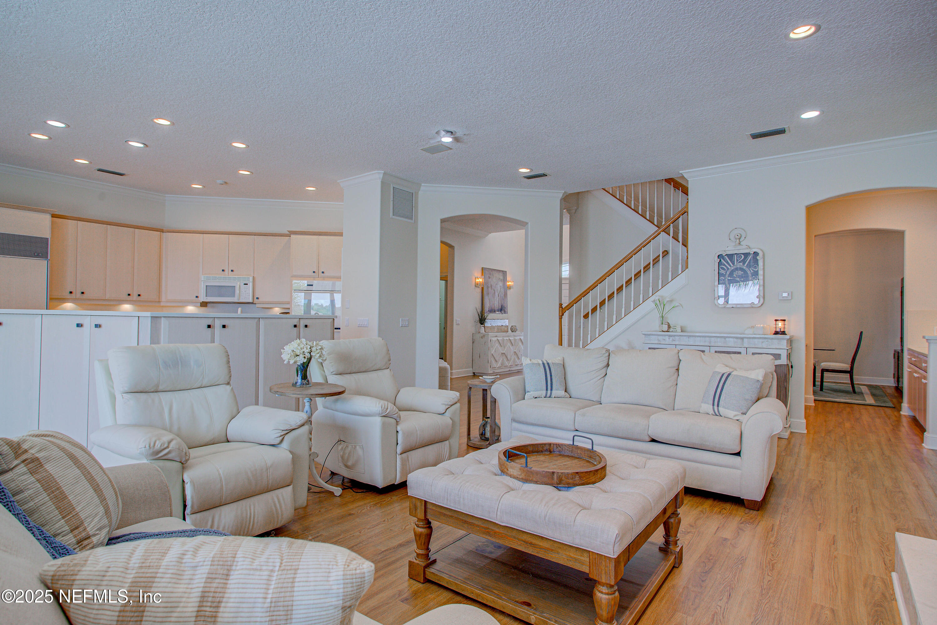 9155 June Lane St. Augustine, FL 32080 - Photo 15 of 43 a living room with furniture and a wooden floor