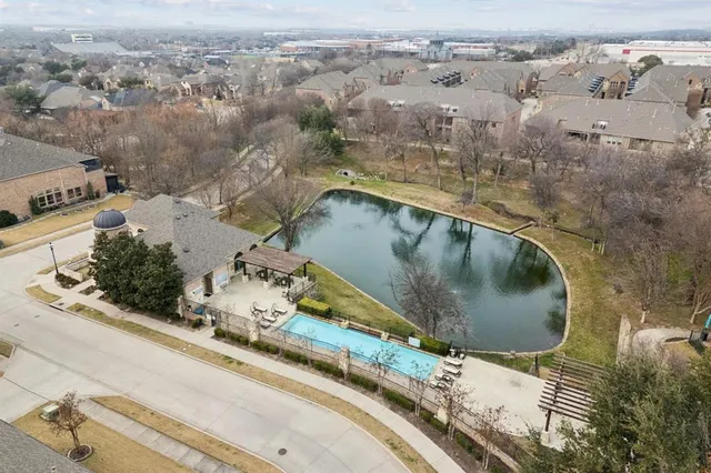 a view of a yard with trees
