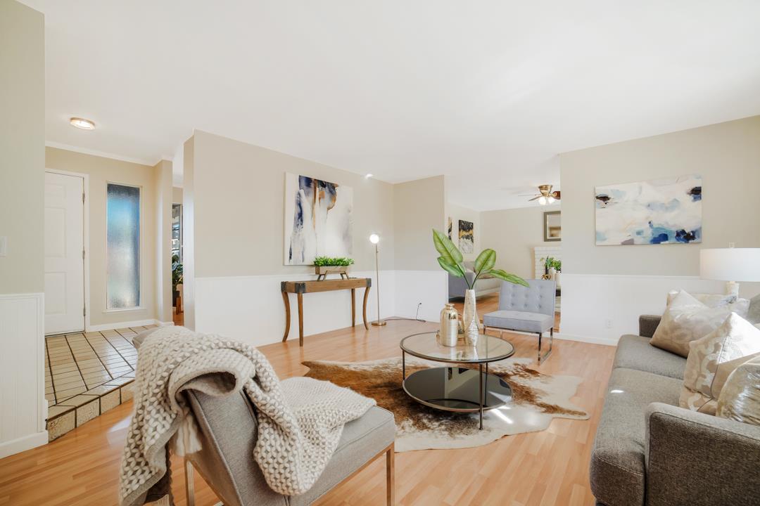835 Fillippelli Drive Gilroy, CA 95020 - Photo 15 of 45 a living room with furniture and wooden floor