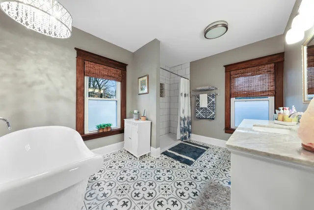 a living room with a couch