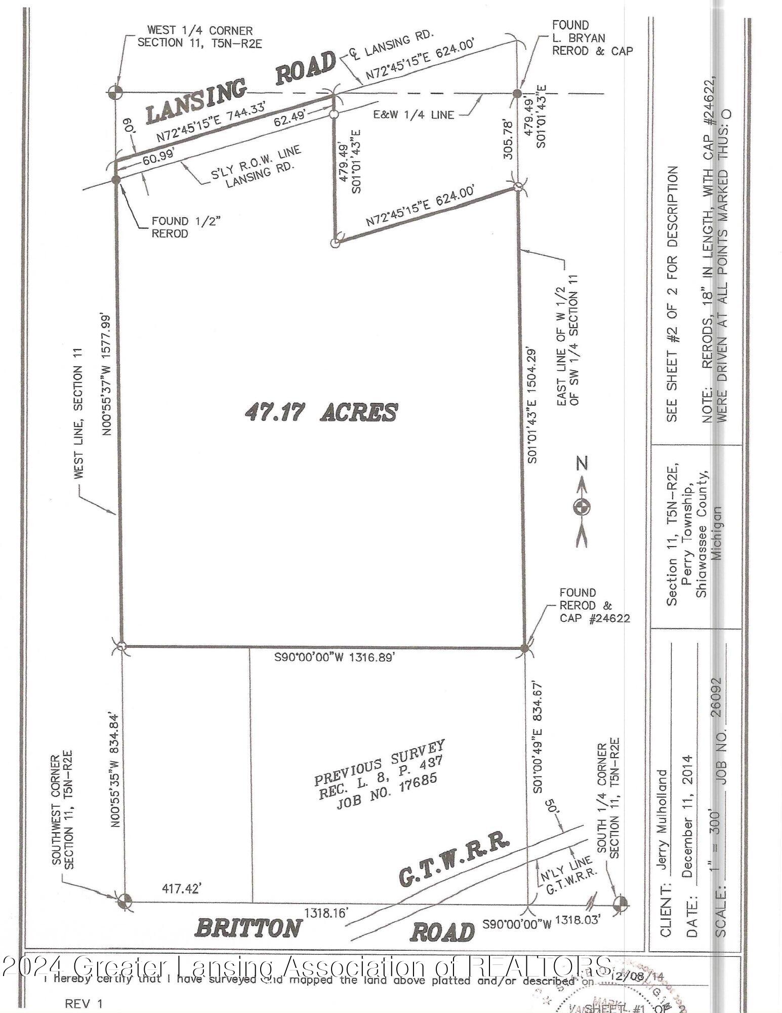 Lansing Rd Survey