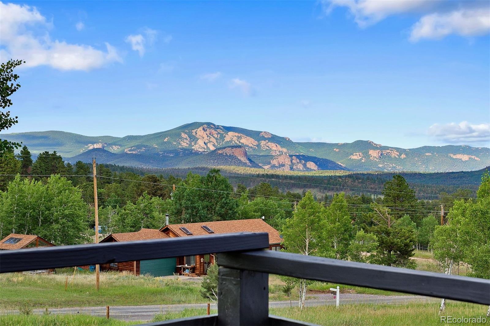 616 South Pine Drive Bailey, CO 80421 - Photo 36 of 50 a view of a city from a balcony