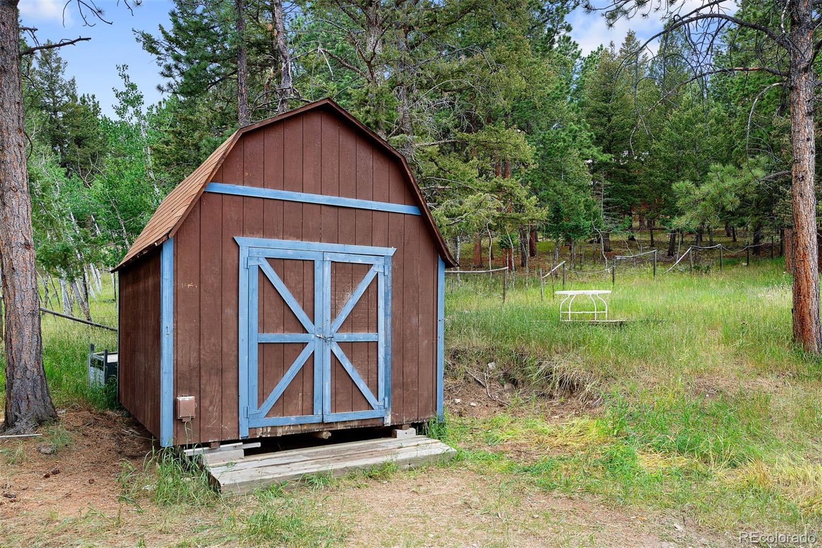 616 South Pine Drive Bailey, CO 80421 - Photo 38 of 50 a view of backyard with green space