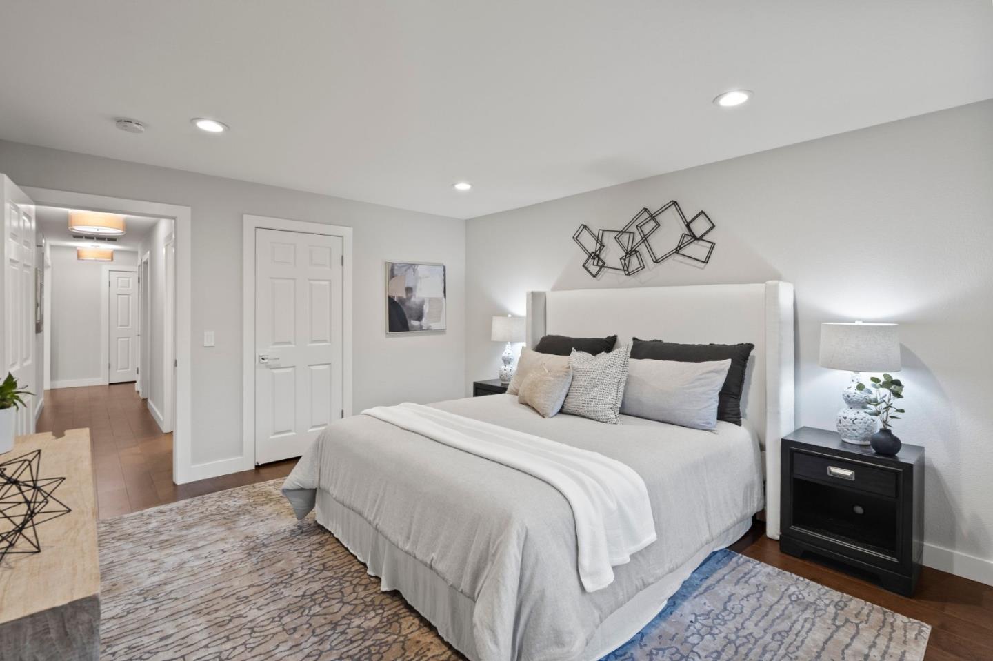 389 Bryant Avenue Mountain View, CA 94040 - Photo 17 of 61 a bed room with a bed and furniture