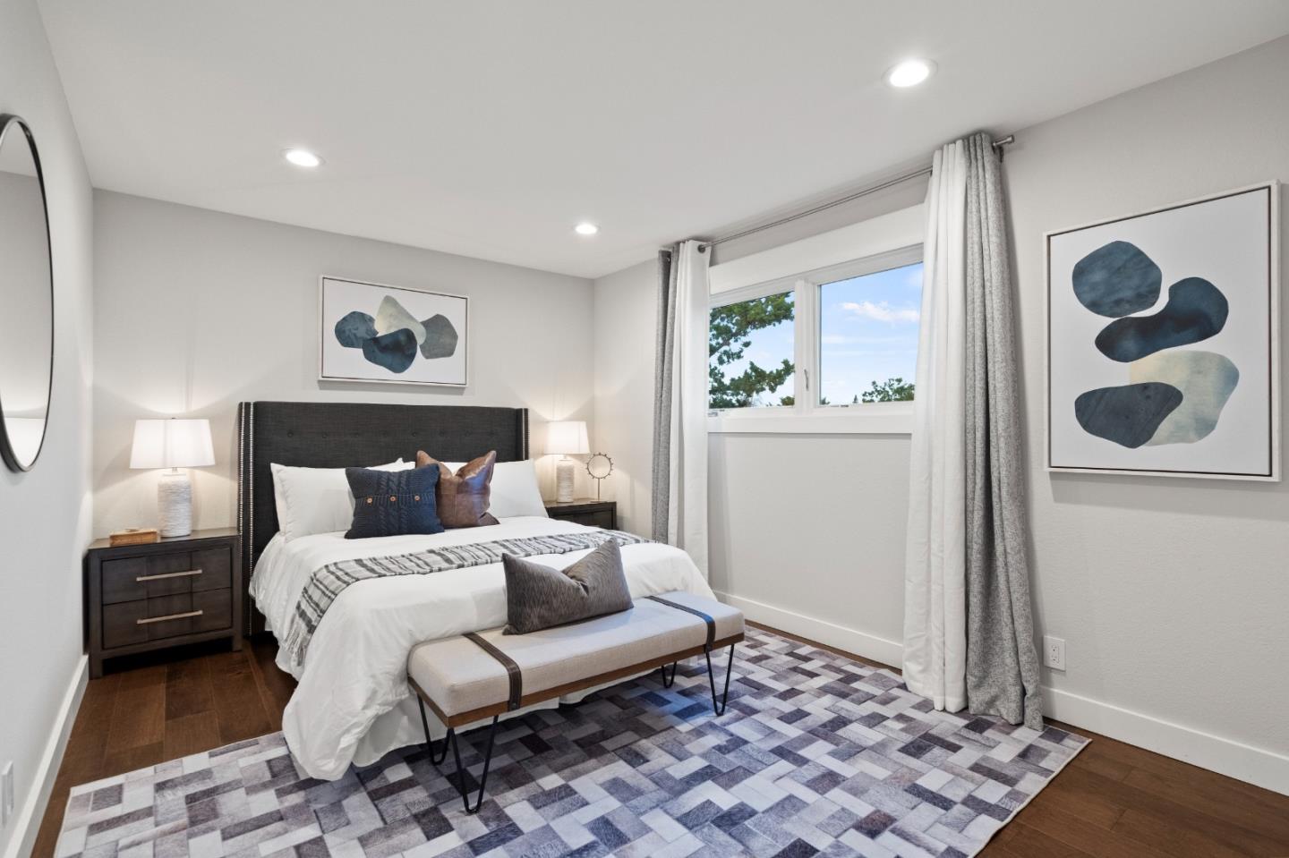 389 Bryant Avenue Mountain View, CA 94040 - Photo 47 of 61 a bedroom with a bed and a window