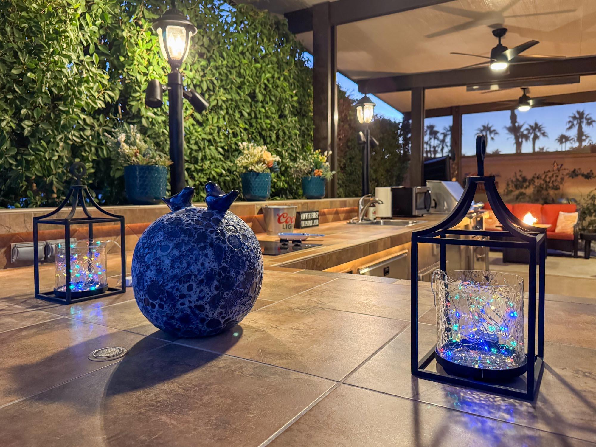 80394 Ave 48, Unit 94 Indio, CA 92201 - Photo 9 of 24 an outdoor space with dining area and flowers