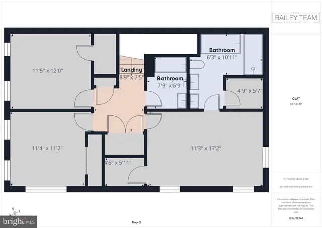 a picture of a floor plan
