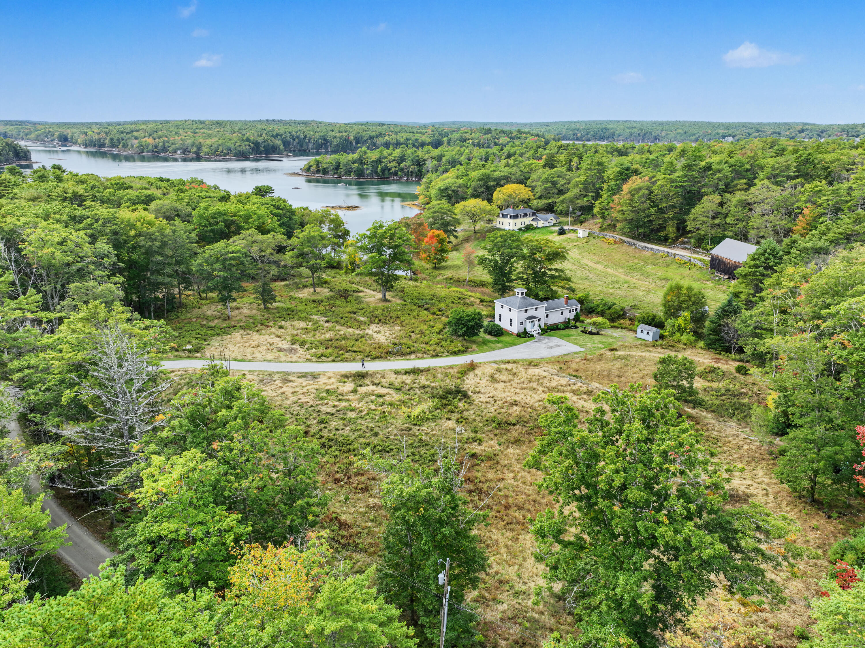 1581 Main Road Westport Island, ME 04578 - Photo 79 of 86 Aerial view