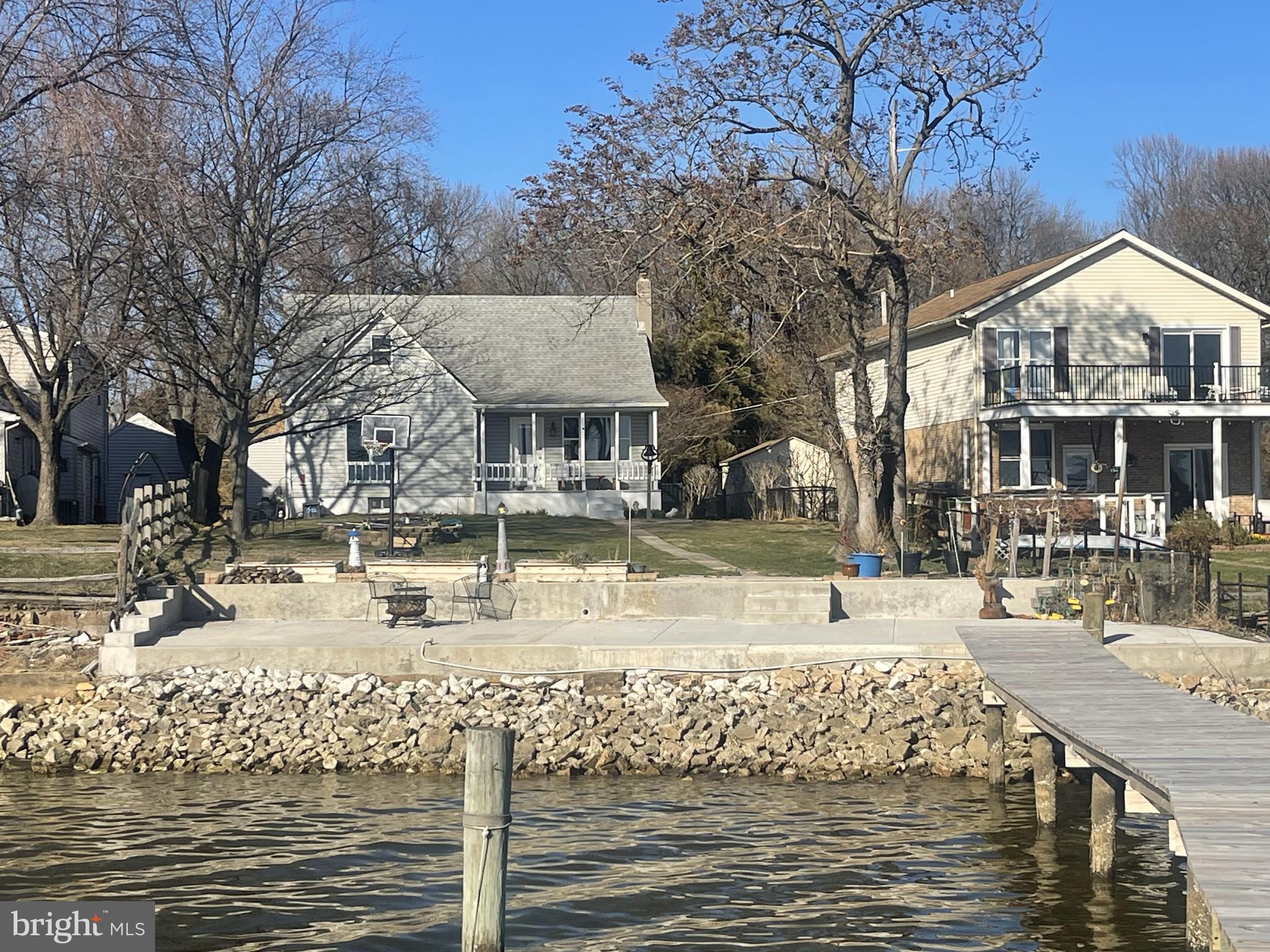 1004 Thompson Boulevard Baltimore, MD 21221 - Photo 3 of 48 Spacious new 1,000 sq ft concrete patio & Rip Rap