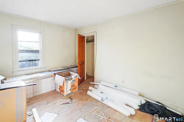 a room with storage and utility