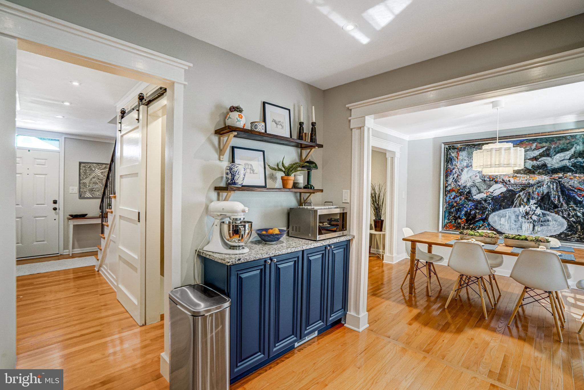 7923 Forest Path Way Springfield, VA 22153 - Photo 13 of 39 a view of a kitchen and dining room