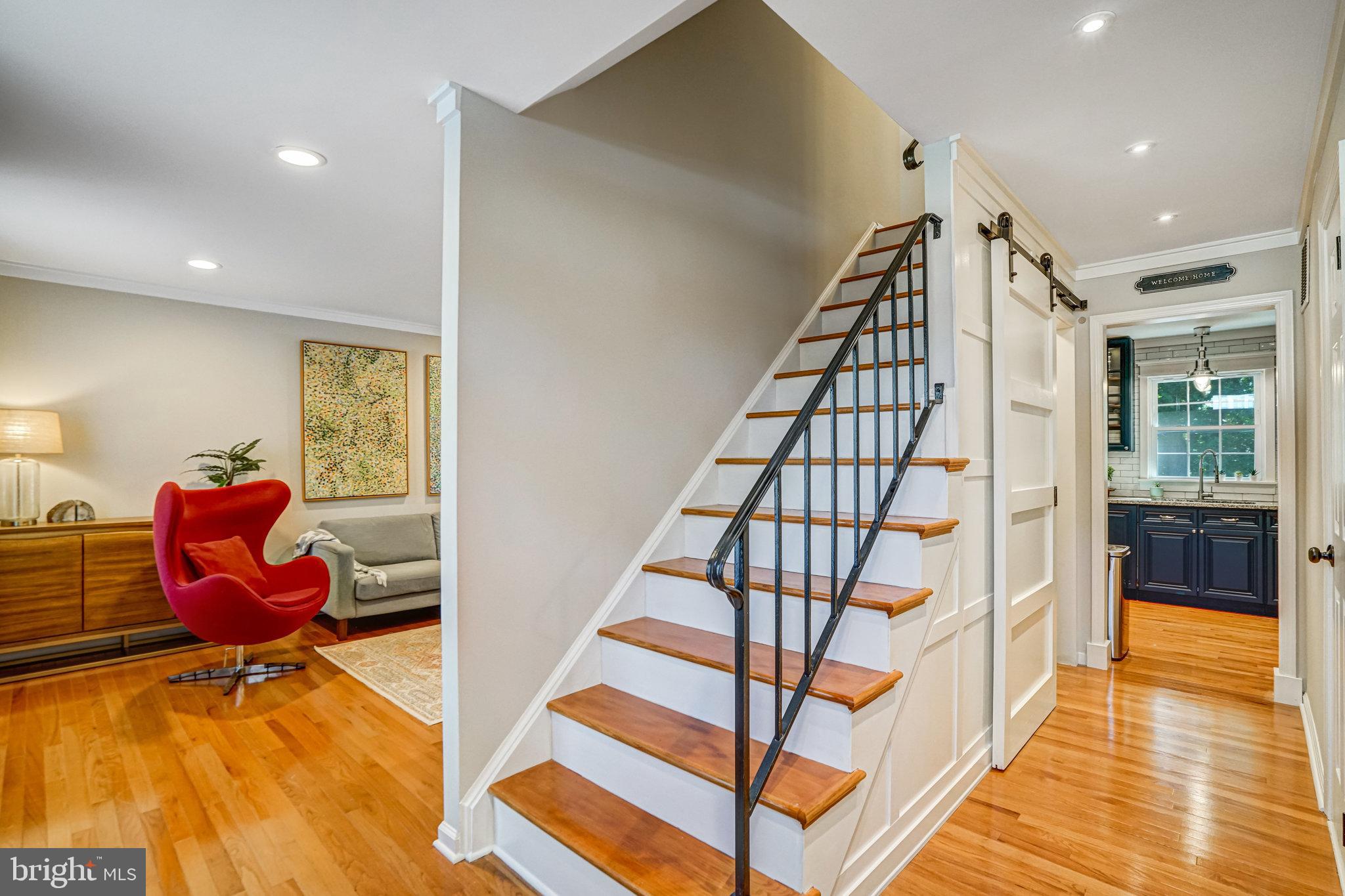 7923 Forest Path Way Springfield, VA 22153 - Photo 3 of 39 a view of entryway with wooden floor