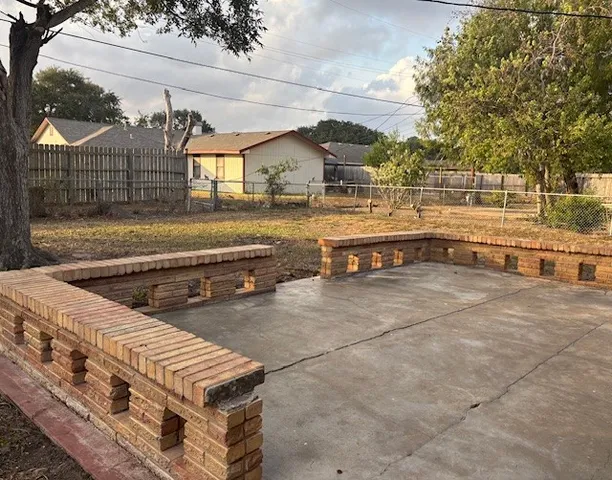a view of a terrace with sitting area