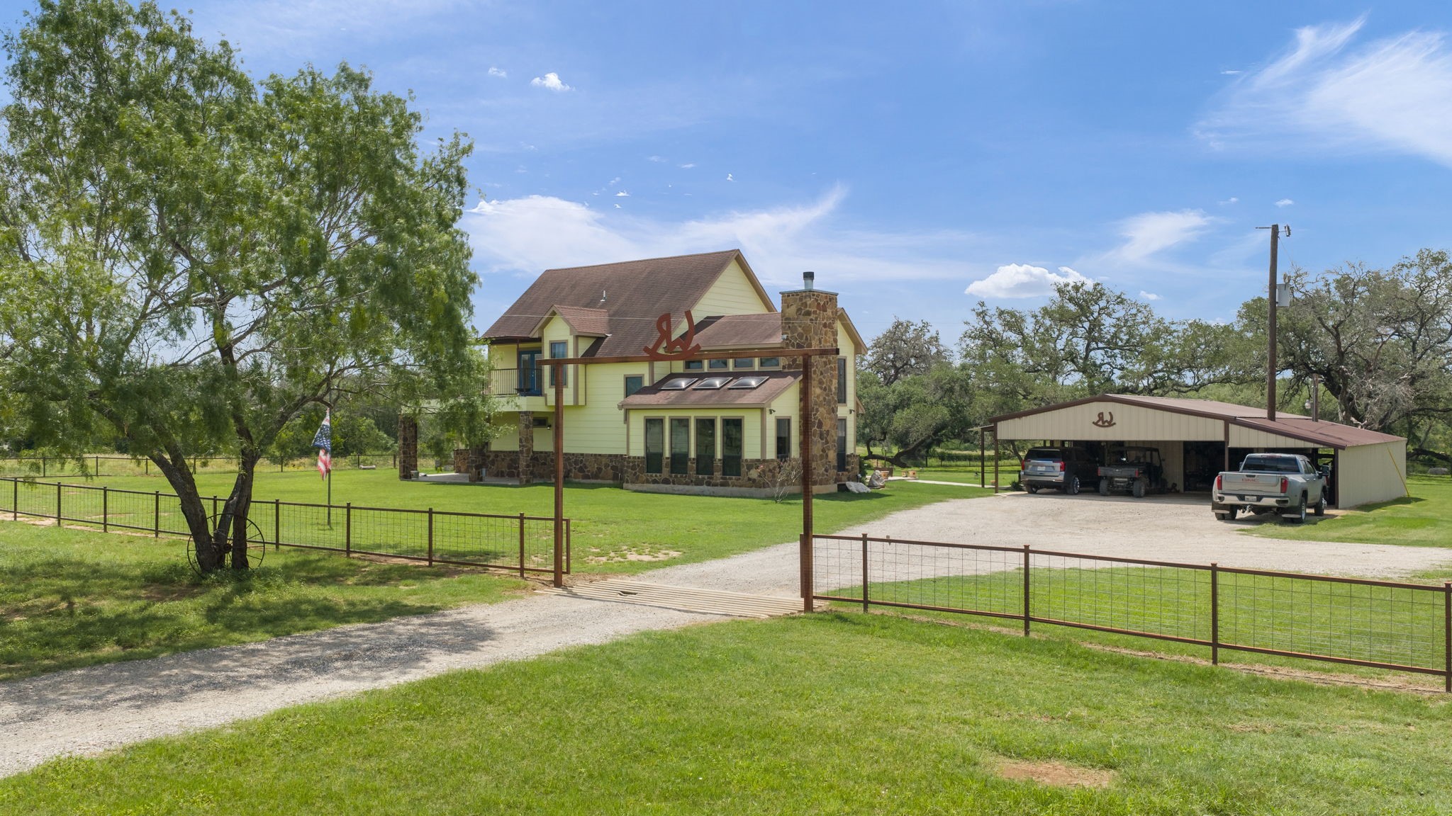 Country home on 46 acres of land