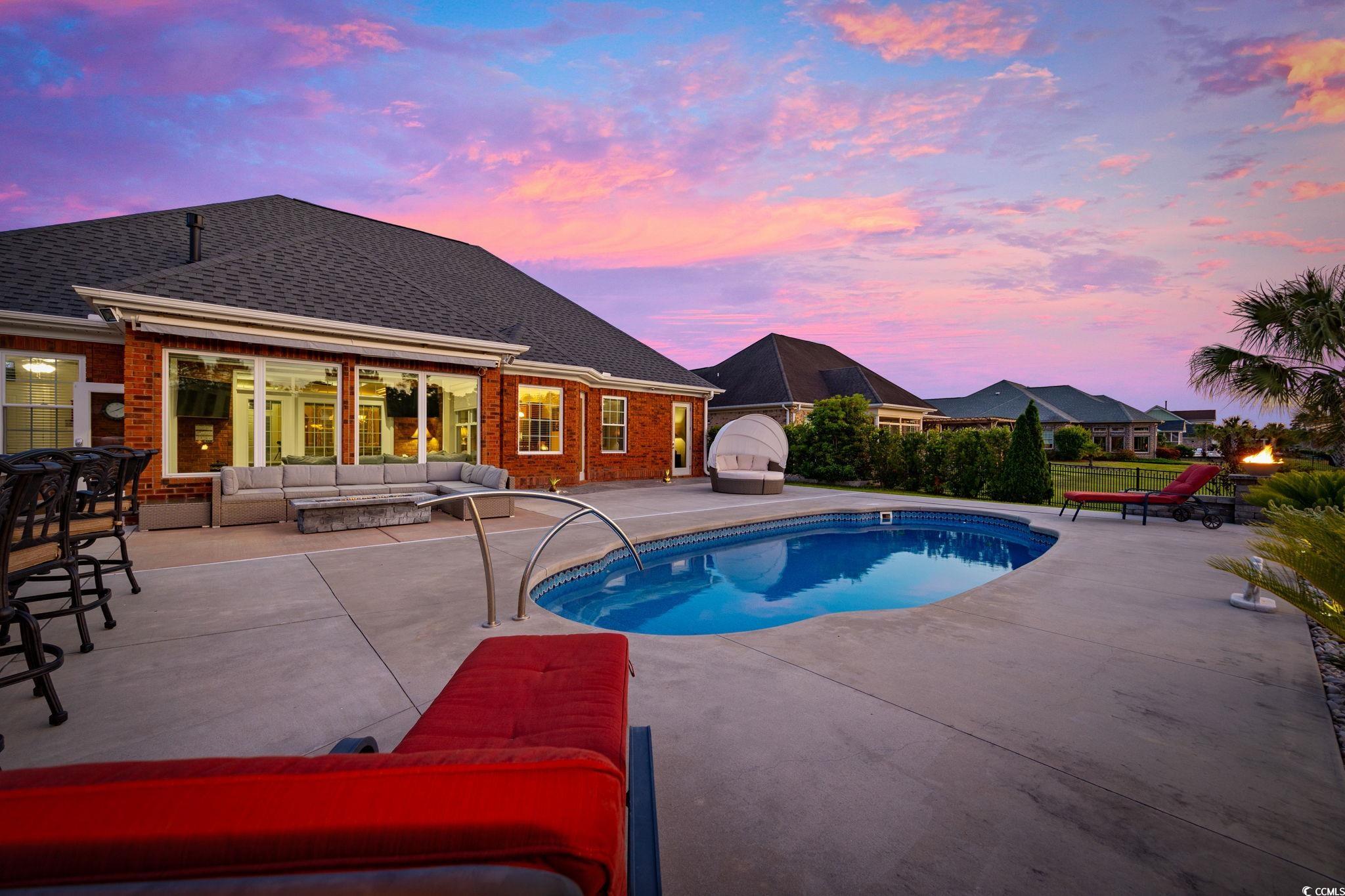 310 Babylon Pine Drive Myrtle Beach, SC 29579 - Photo 30 of 39 View of patio with an outdoor living space with a