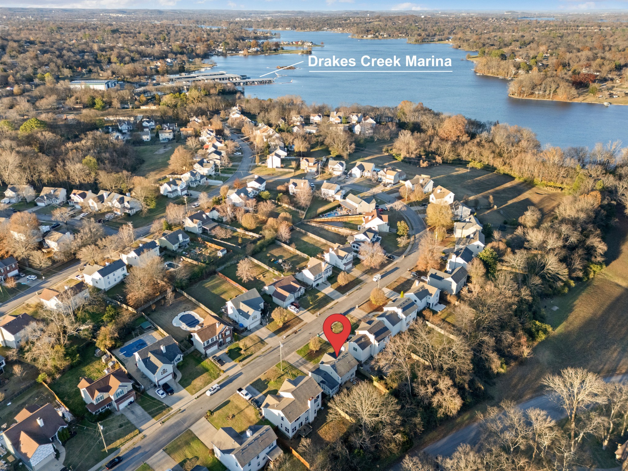 131 Deer Ridge Lane Hendersonville, TN 37075 - Photo 40 of 44 an aerial view of a city