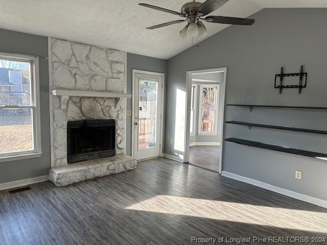 516 Jennings Farm Road Fayetteville, NC 28314 - Photo 3 of 17 wooden floor fireplace and windows in an empty room