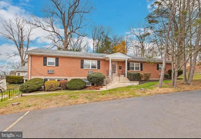 a view of a house with a patio