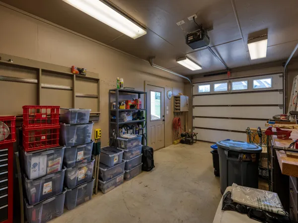 a view of storage and utility room