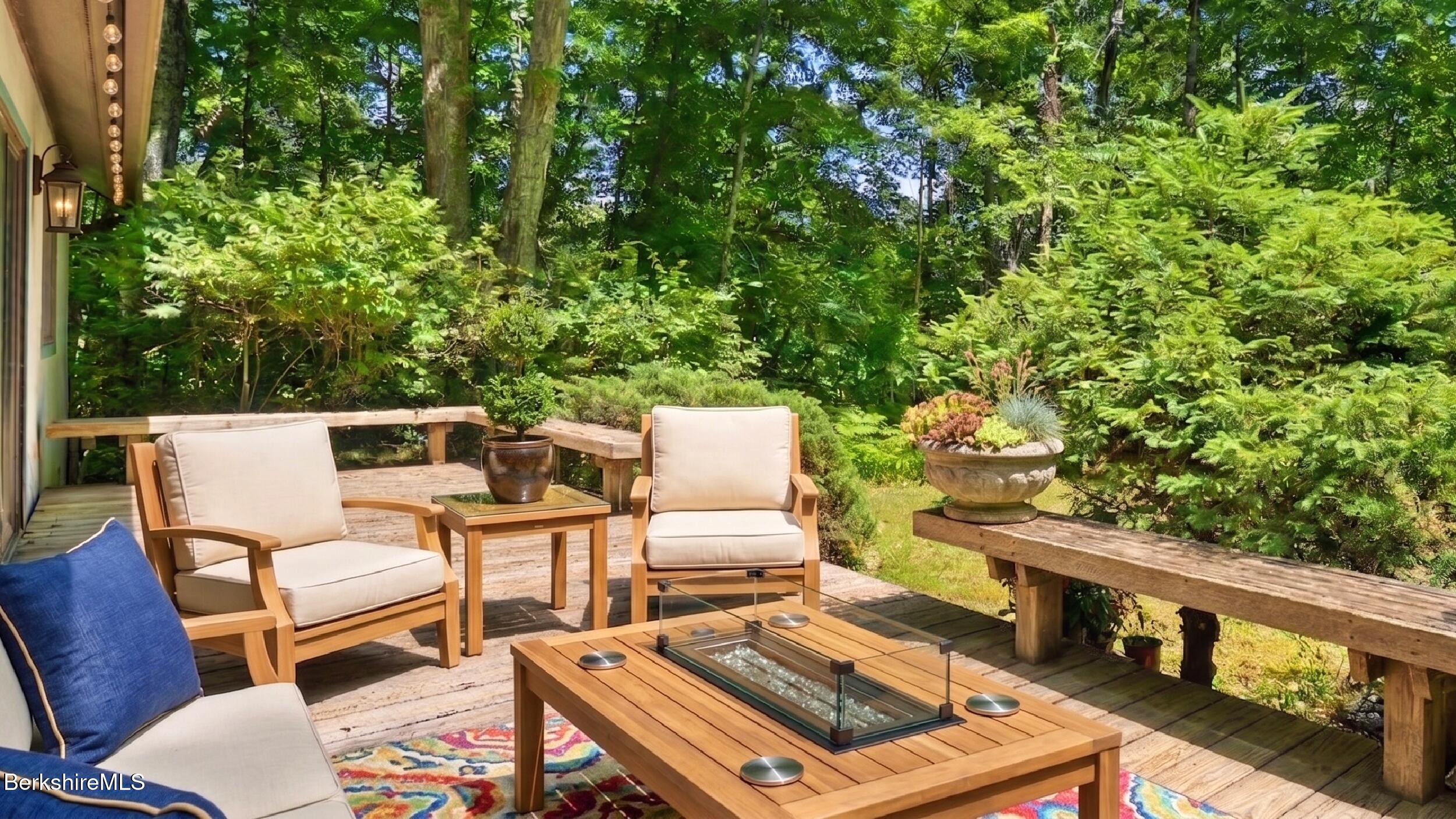 236 Hillsdale Road Egremont, MA 01230 - Photo 3 of 43 Exterior Front Deck Staged