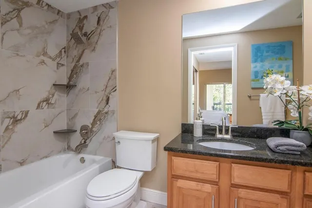 a view of a street with houses