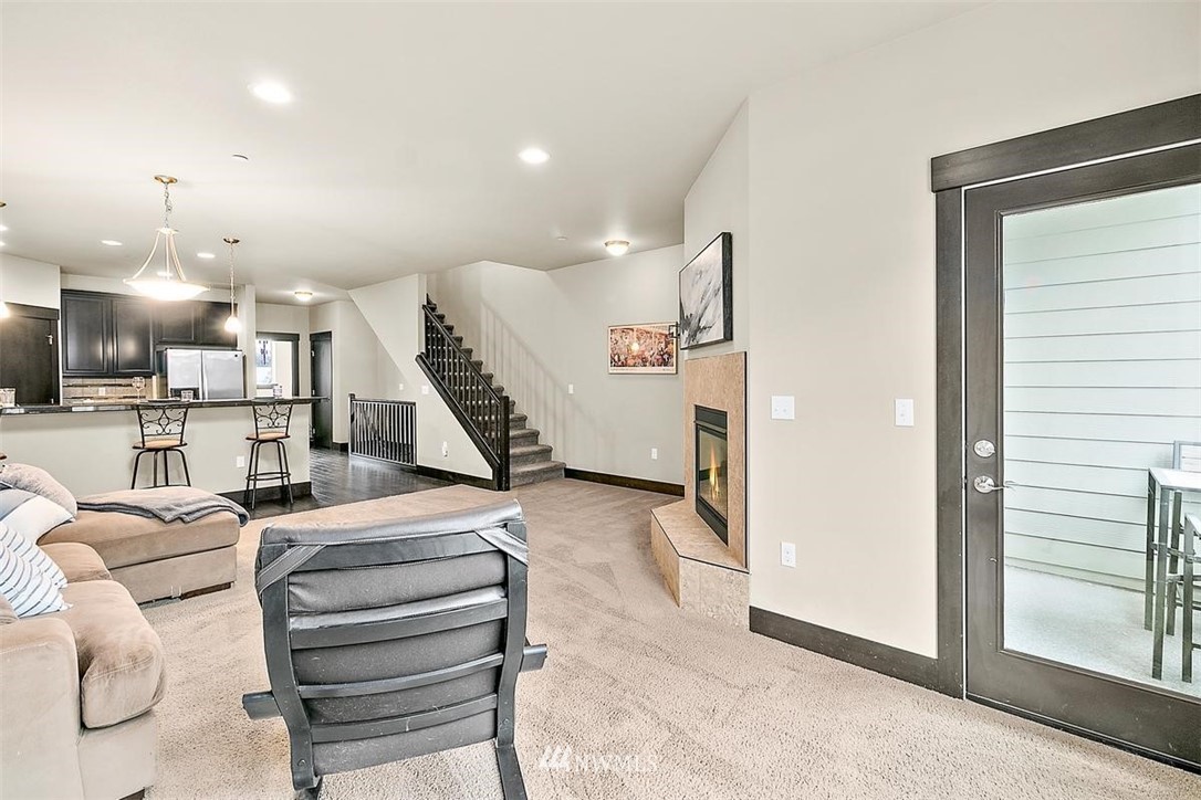 3808 Northeast 3rd Place Renton, WA 98056 - Photo 14 of 34 a room with furniture and stairs