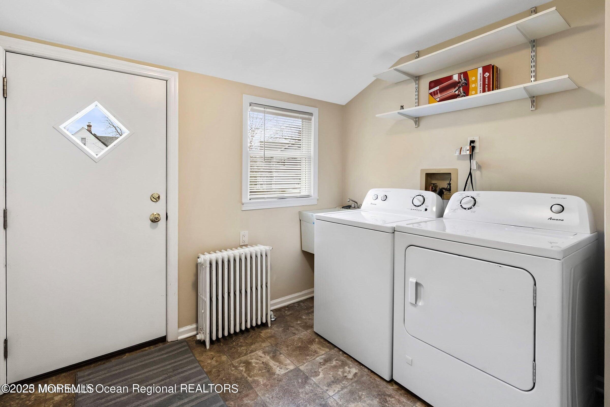 34 Bridge Avenue, Unit A Red Bank, NJ 07701 - Photo 17 of 27 a utility room with dryer and washer
